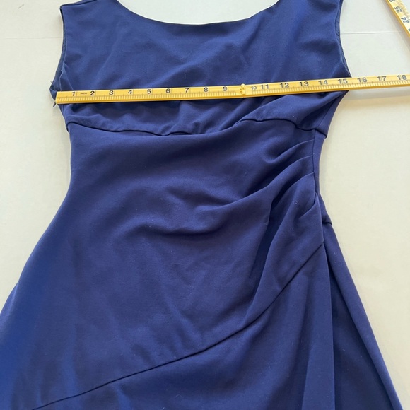 Diane Von Furstenberg Women’s Dress Size 6 Blue Jori Fitted Sleeveless Bodycon - Picture 7 of 12